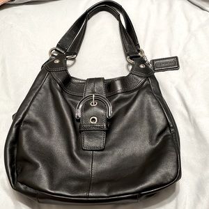 Coach Black Soho Lynn Shoulder Bag